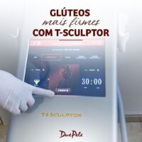 T-Sculptor – tratamento eficaz para queixas de flacidez na região dos glúteos.